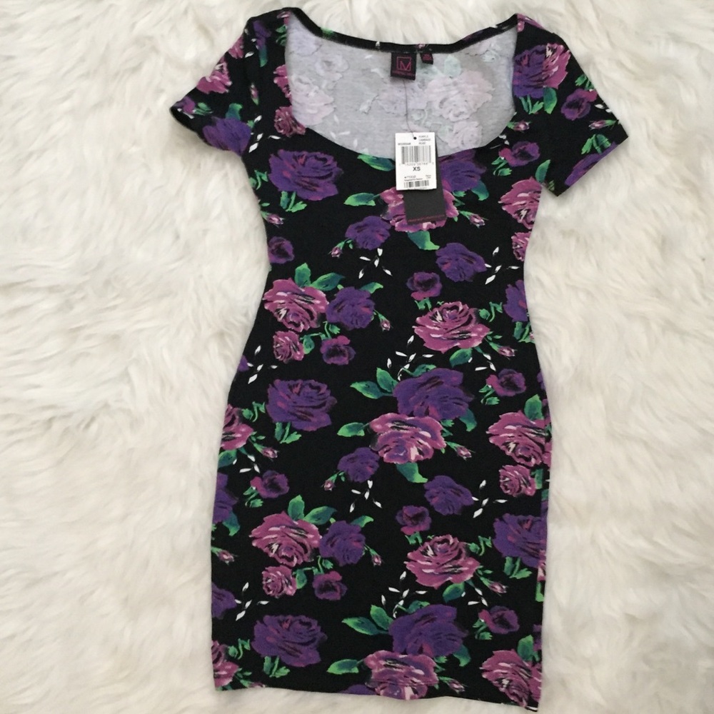 Floral bodycon dress